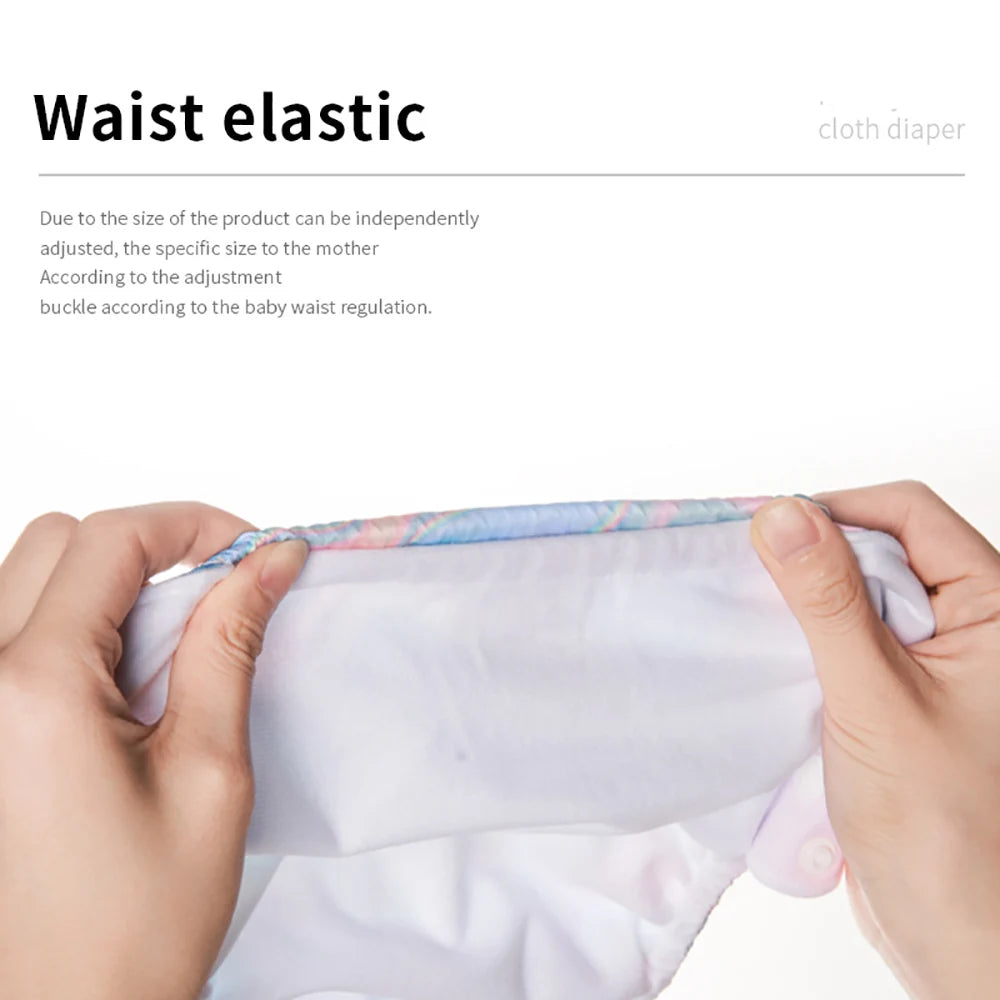 4Pcs/Set Eco-Friendly Cloth Diaper Ecological Reusable Baby Diapers