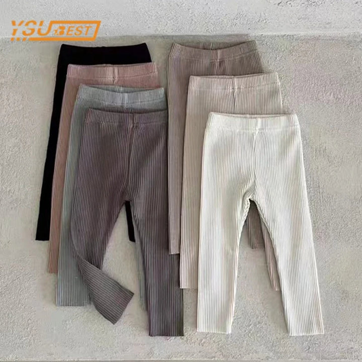 0-3Yrs Infant Baby Boys Girls Pure Color Pants Children's Clothes Pants Spring Summer Casual Kids Baby Girls Boys Pants