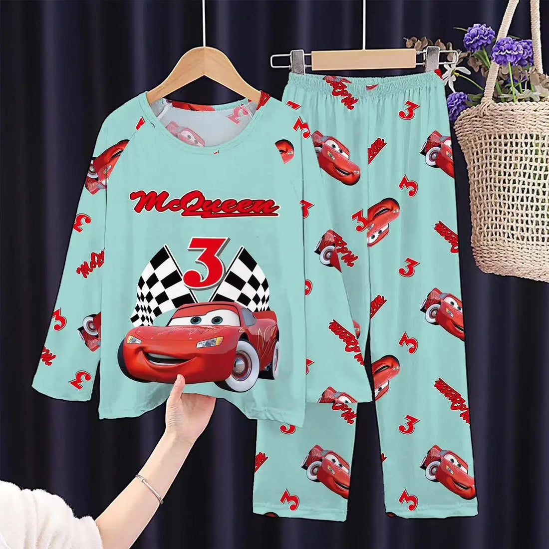 Autumn 2pcs Loungewear Pajamas for Boy Homewear Pijama Clothing Set Pajama Sets Children's Sleepwear Robe Mother Kids