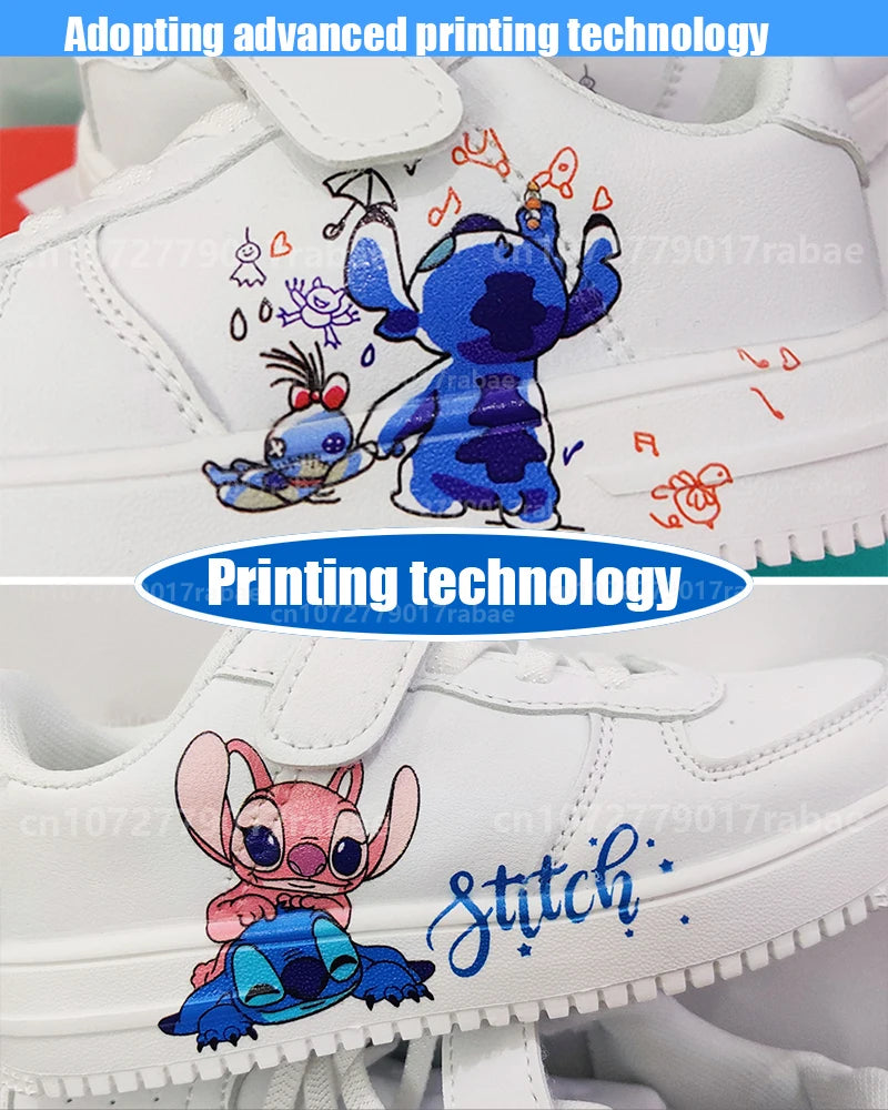 stitch children's sneakers girls boys shoes Casual basketball Kid Running Fashion Sports 7 and 18 year old girls Shoes Gift