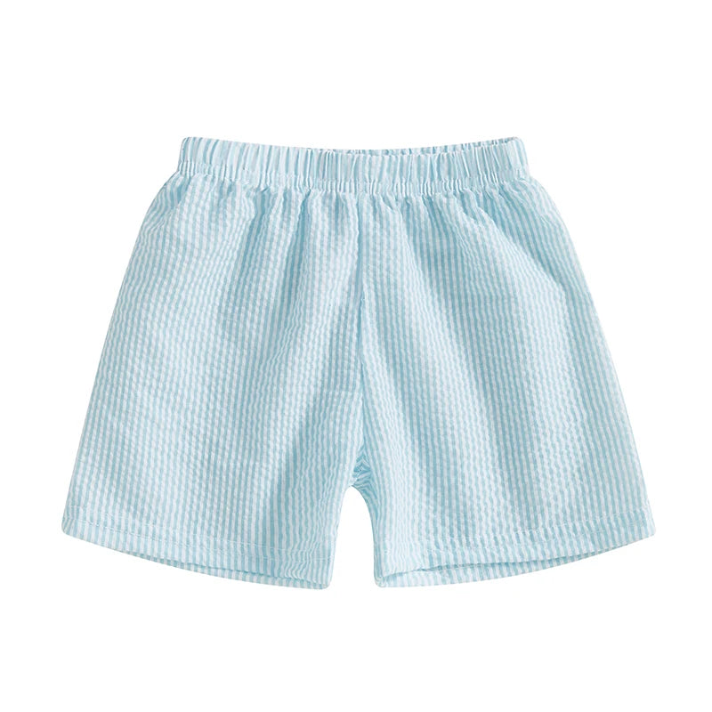 Cute Toddler Kids Denim Shorts Elastic Waist Casual Fashion Loose Short Pants for Boys and Girls Summer Wear