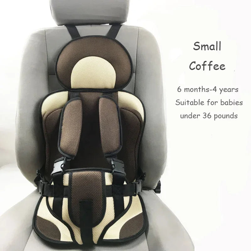 Child Safety Seat Mat for Kids 6 Months to 12 Years Old Breathable Chair Mats for Baby Car Seat Adjustable Stroller Seat Pad