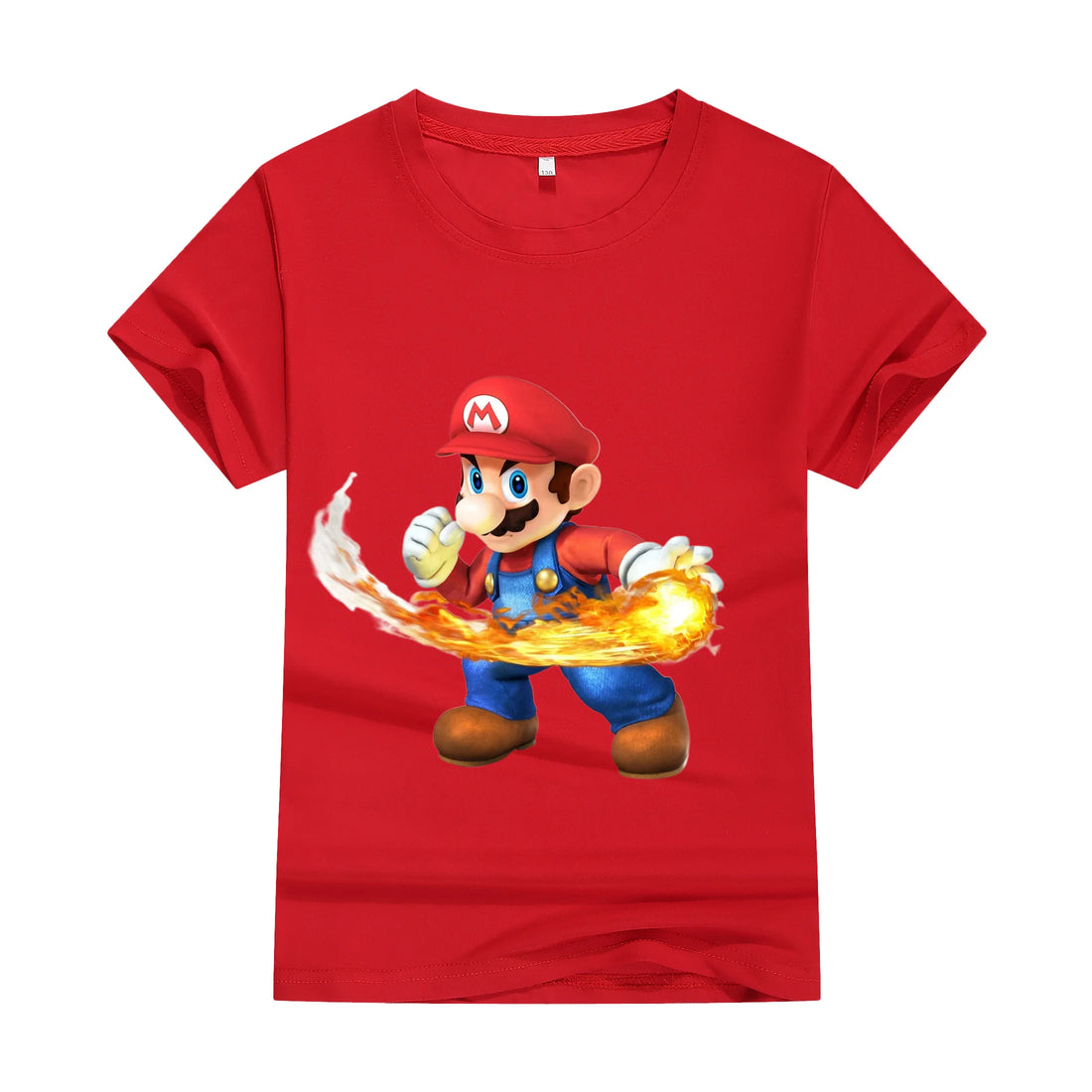 New Anime Super Mario Cartoon T Shirt Summer Fashion Casual T-shirt Boy Girl Unisex Children's Clothing T-shirt ventilate Tops