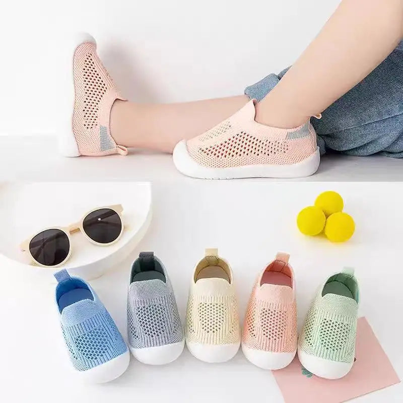 Baby Walking Shoes Summer Breathable Soft-soled Non-slip Baby Shoes 1-3 Years Old Baby EnlightenBoyt Walking Shoes Casual Shoes