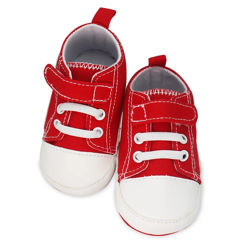 1 pair of soft soled breathable, cute and comfortable baby sports walking shoes