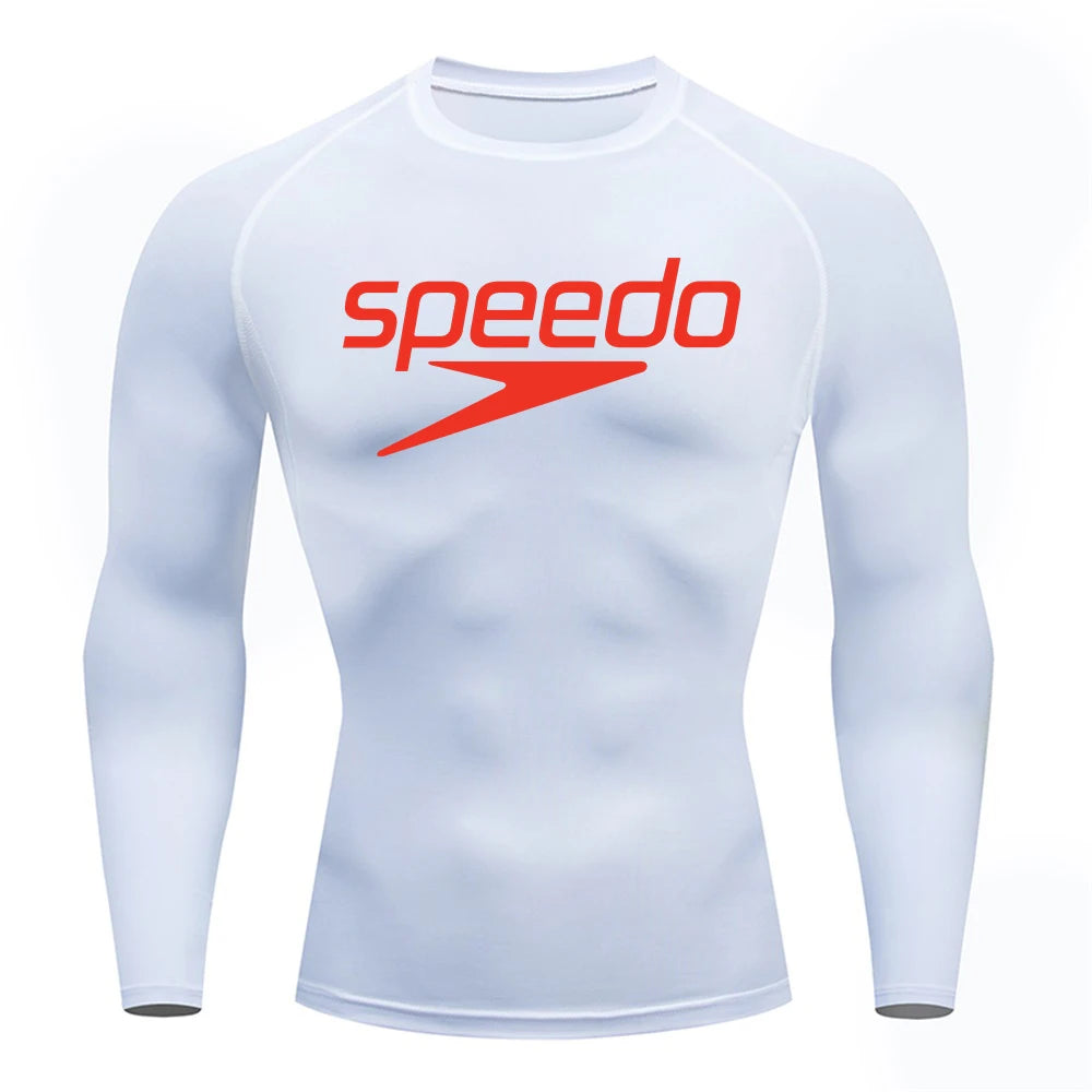 Men Rash Guard Surfing Diving Tee Swimwear Tight short Sleeve T Shirt Swim Floatsuit Top UV Swimming RashGuard Prevent Jellyfish