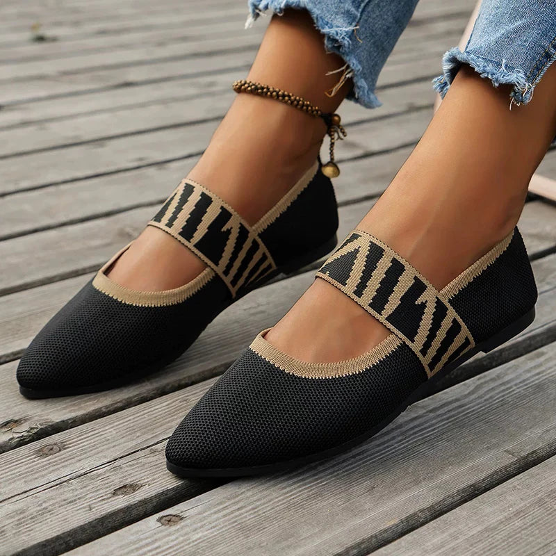 Women's Ballet Flats Casual Shoes Low Heel Barefoot Elegant Woman Sneakers Socofy Comfortable Pointed Toe on Offer Free Shipping