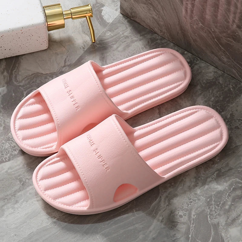 Feslishoet Spring Ladies Footwear Flat New Summer Women Indoor Home Slippers Non Slip Slides Bathroom House Shoes