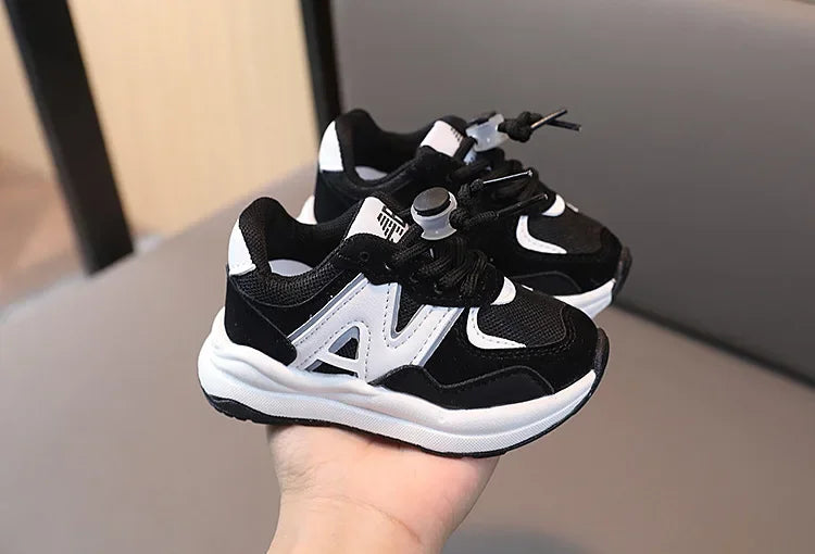 Boys and Girls Fashion Casual Sneakers Kid's Trend Chic Running Shoes Basketball Shoes Children Flat Baby Toddler Outdoor Shoes