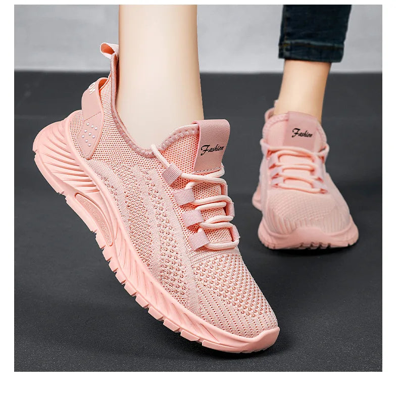 2023 new Women's Sports Shoe Fashion Women's Shoes Breathable Ultra-light Mesh Hollow Women's Shoes Casual Shoes Shoes for Women