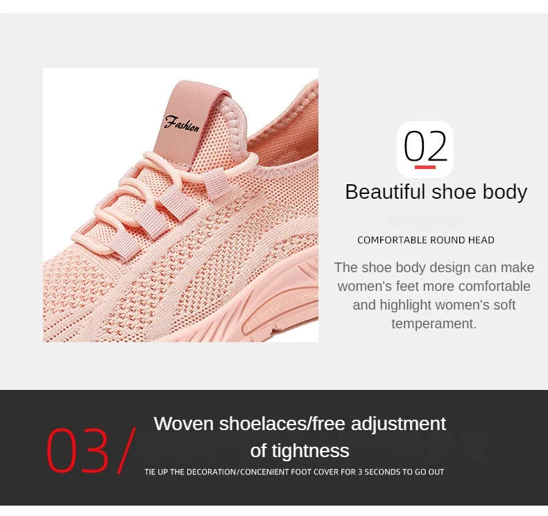 2023 new Women's Sports Shoe Fashion Women's Shoes Breathable Ultra-light Mesh Hollow Women's Shoes Casual Shoes Shoes for Women