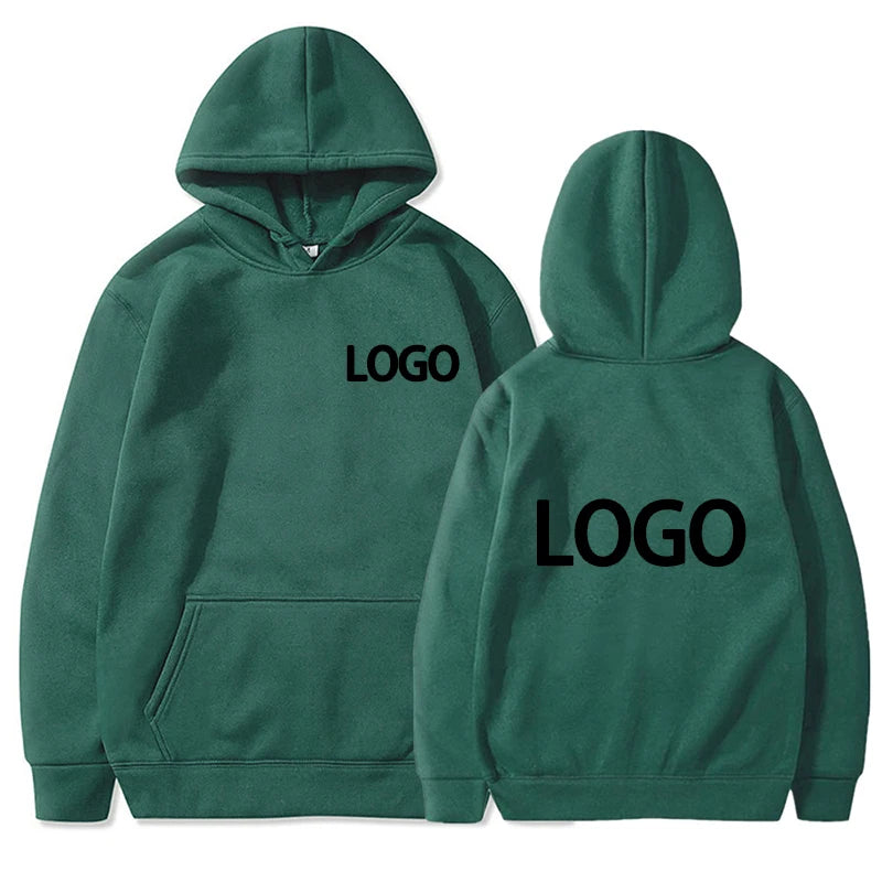 Customized Printed Men Women Hoodie Loose Casual Clothing Fashion Long Sleeve Hooded Pullover Personality Streetwear Sweatshirts