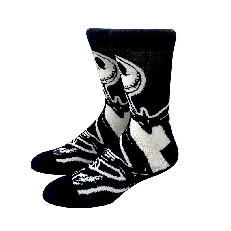 2024 New Anime Fashion Men's Socks Long Sock Knee-High Couples cosplay Sock Personality Hip Hop Harajuku Funny Sock for Women