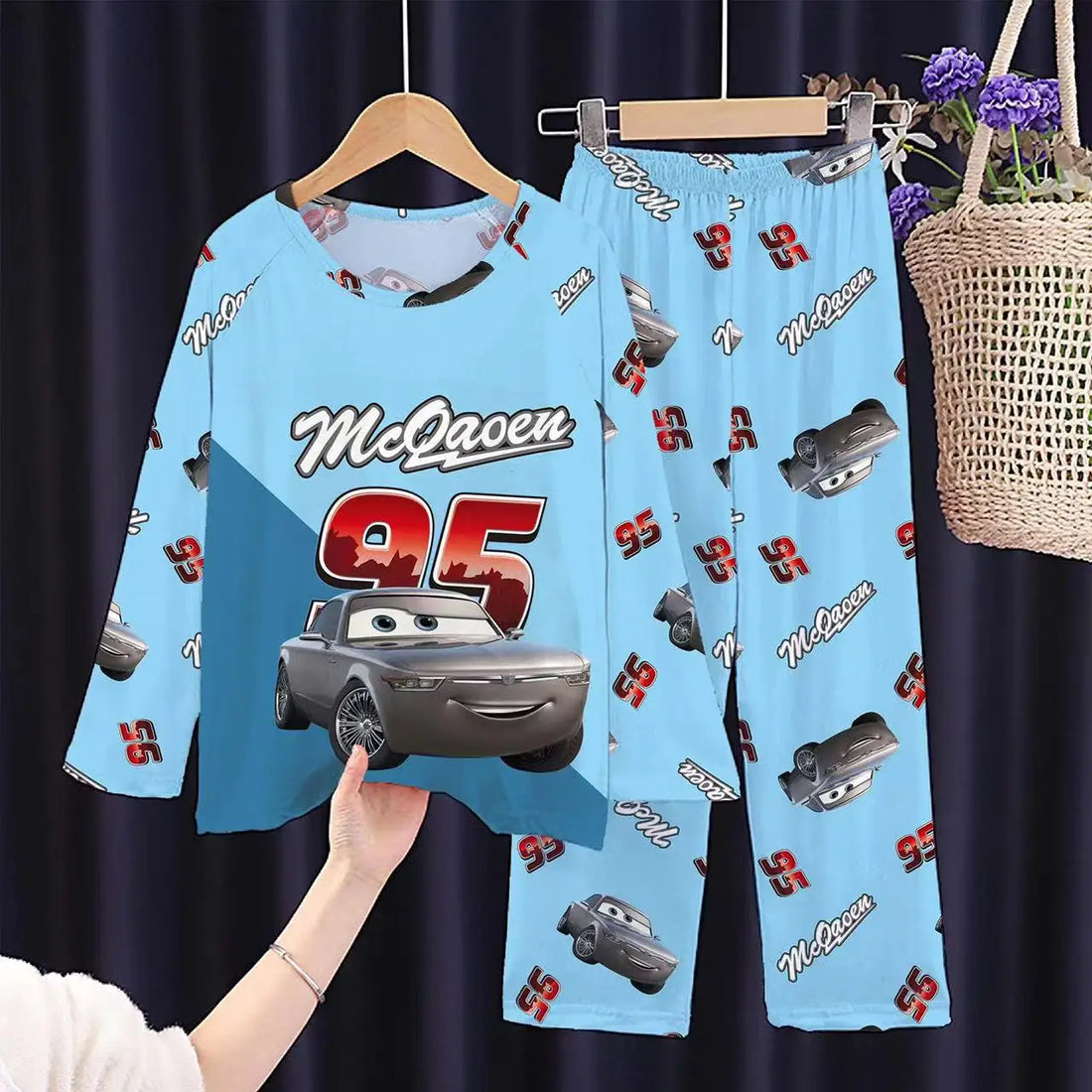 Autumn 2pcs Loungewear Pajamas for Boy Homewear Pijama Clothing Set Pajama Sets Children's Sleepwear Robe Mother Kids