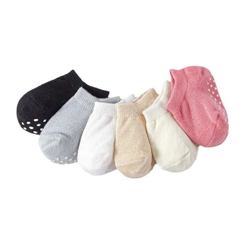 3Pair/lot New Anti slip Boys and Girls Baby Floor Socks