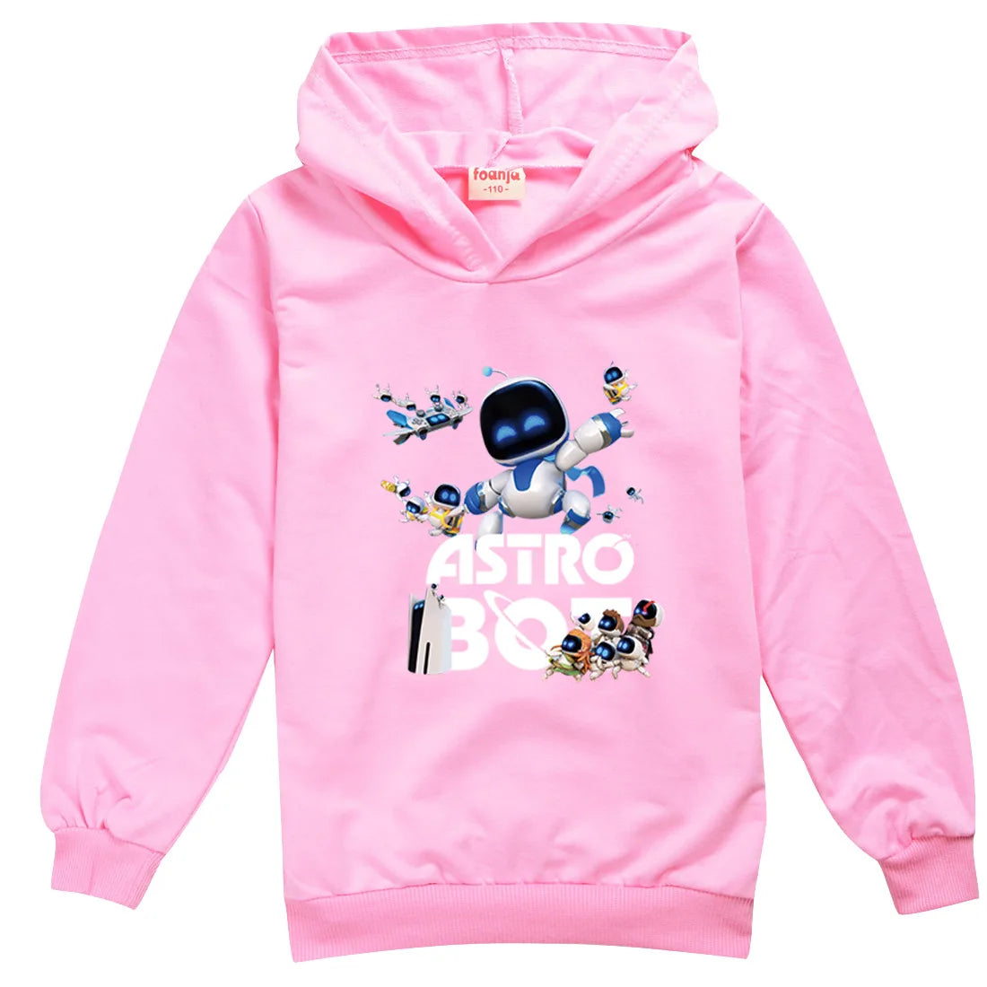 Game Astro Bot Hoodie Kids Comic Clothes for Teens Girl Pullover Long Sleeve Coats Boys Soft Fabric Outerwear Children Clothing