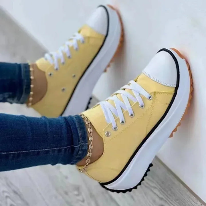 2024 New Fashion Summer Women Casual Shoes Plus Size Sneakers for Women Platform Sport Shoes Female Lace Up Tennis Shoes Size 43