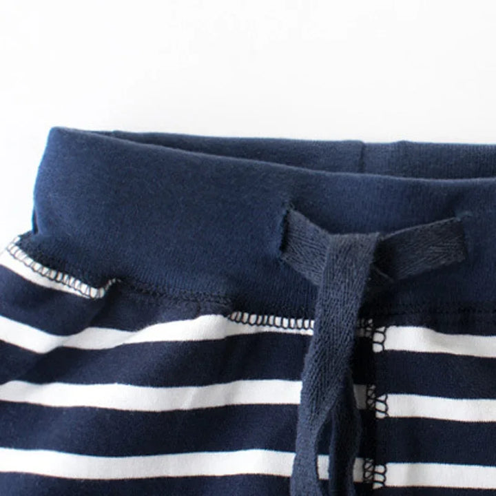 2025 Summer Clothing Striped Cotton Shorts for Boys Toddler Panties Kids Clothes Beach Short Children Sports Pants Dropship