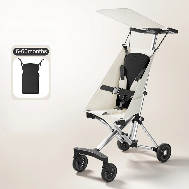 Compact Lightweight Travel Stroller for Babies & Toddlers Pocket Stroller with Breathable Fabric