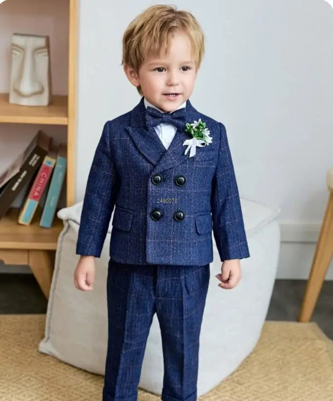 Newborn Baby Boys 1 Year Birthday Suit Kids Photograph Suit Children Formal Wedding Dress Teenager Performance Party Costume