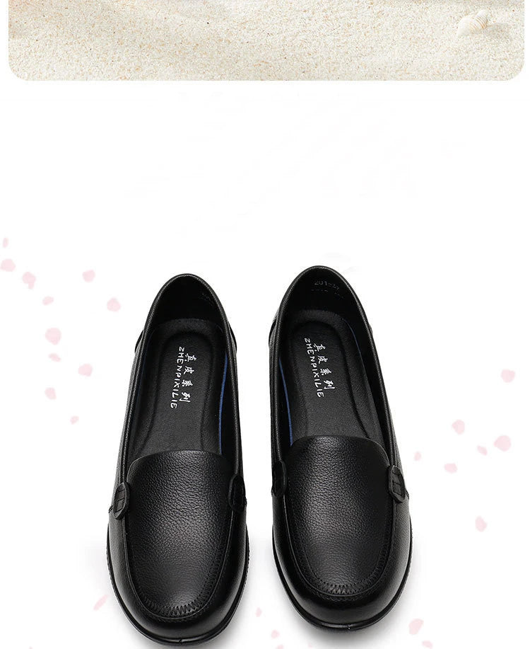 Autumn Women Shoes Solid Black PU Oxford Shoes Woman Lace Up High Heels Thick Bottom Platform Loafers Casual Shoes