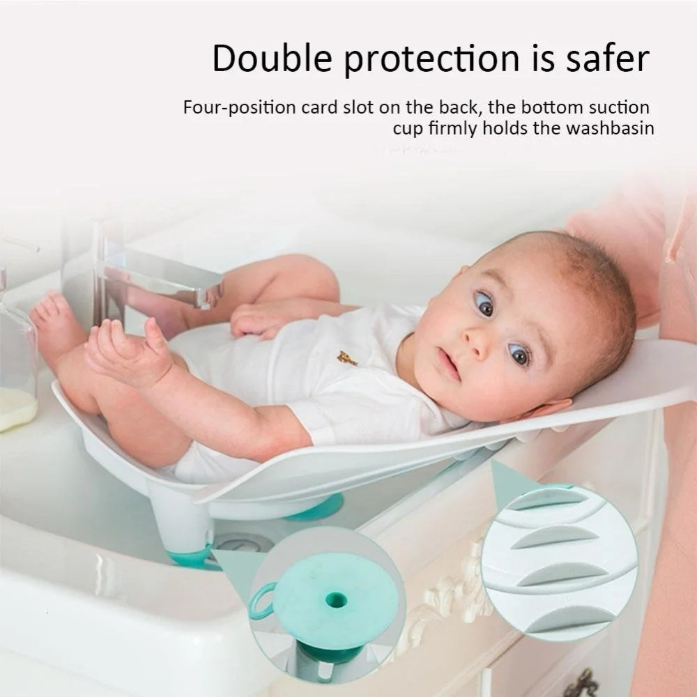 Best Portable Infant Baby Washing Ass Artifact Baby Washing Fart Basin Newborn Washing PP Tub Supplies Baby Bathtub Baby Care