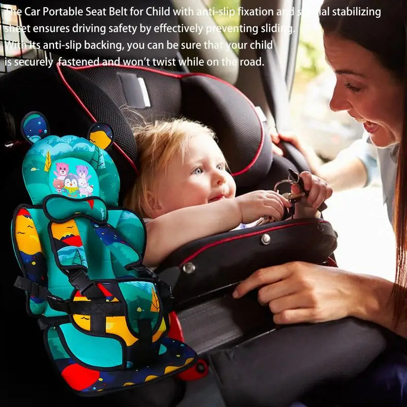 Car Seat Belt For Child Portable Auto Travel Seat Protection Car Comfort Seat Baby Safety Mat Auto Защита детского автокресла