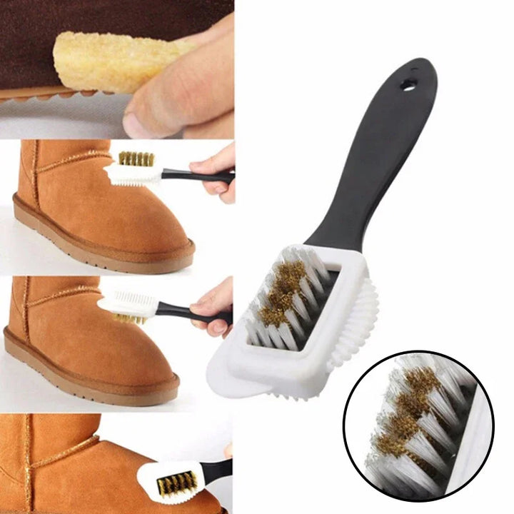 1/2pcs3Side cleaning convenience S-shaped shoe brush Cleaning shoe brush Cleaning brush Snow boot brush Shoe brush cleaning tool