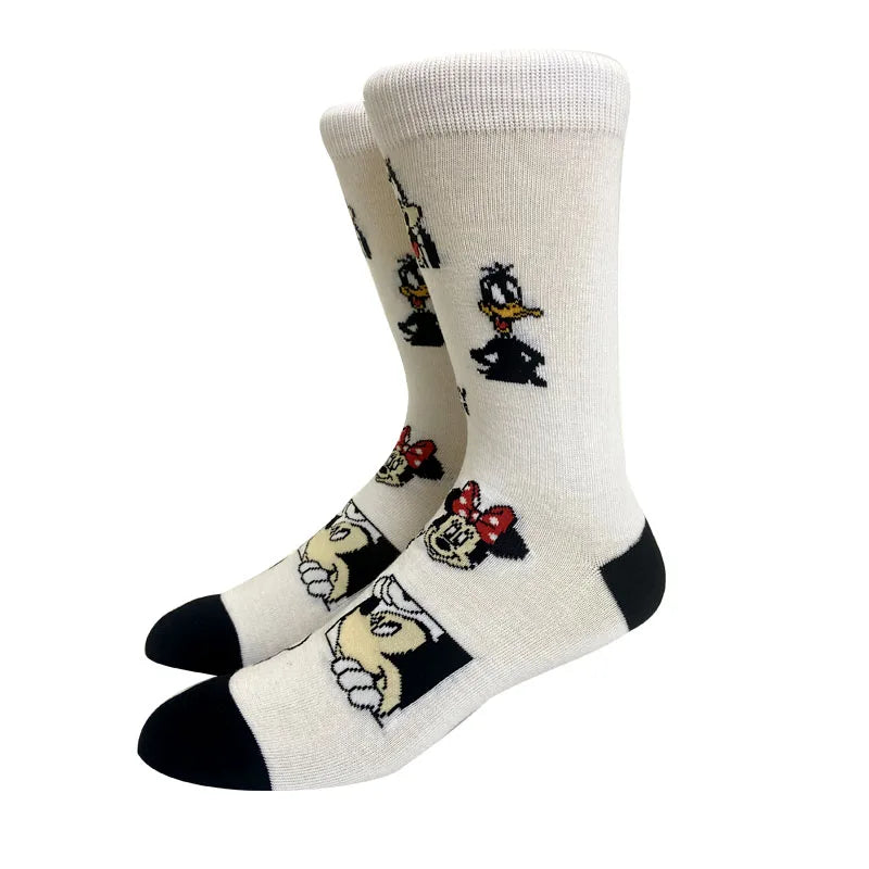 2024 New Anime Fashion Men's Socks Long Sock Knee-High Couples cosplay Sock Personality Hip Hop Harajuku Funny Sock for Women