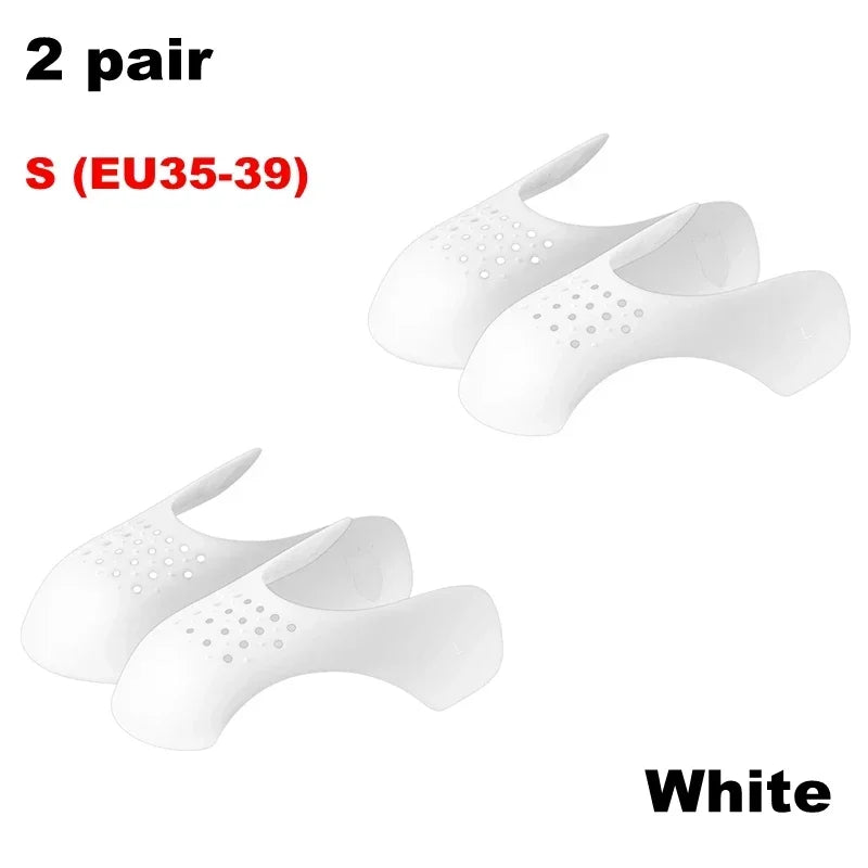 4Pcs Crease Protector Shoe Head Stretcher Sneaker Anti Crease Wrinkled Fold Shoe Support Toe Cap Sport Crease Protector Dropship