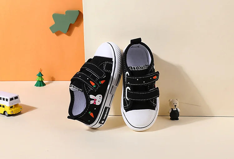 CKid Shoes Sneaker Shoe Boys Girls Baby Cartoon Canvas Sports Shoes Spring Autumn Children Board Shoes with Leisure New Fashion