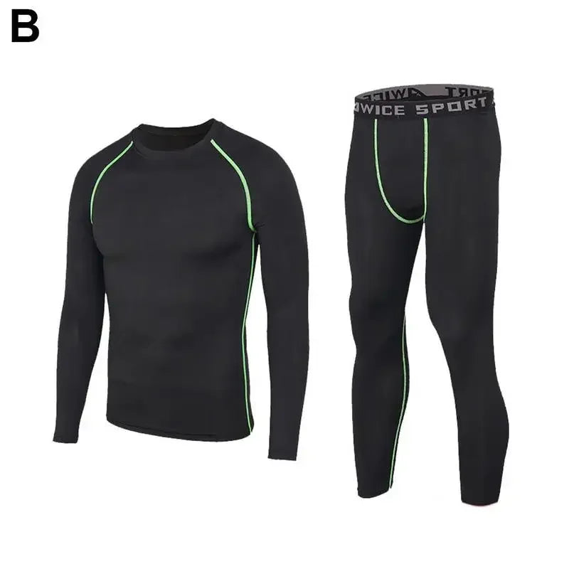 Kids' Sportswear Thermal Underwear Baby Quick Drying Clothes Soccer Compression Kids Sportswear Clothing Basketball Boy Y7F0