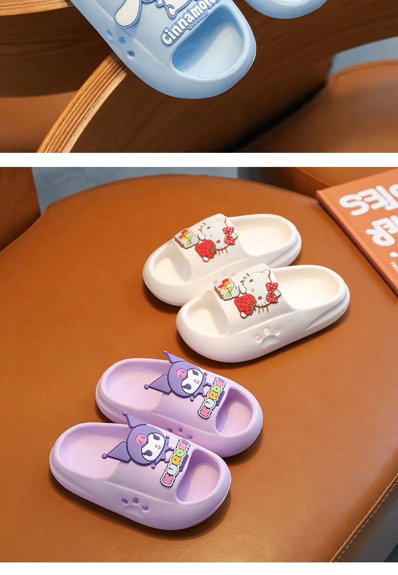 Boys and Girls Indoor Children's Slippers Anti-slip and Wear-resistant EVA Sandals