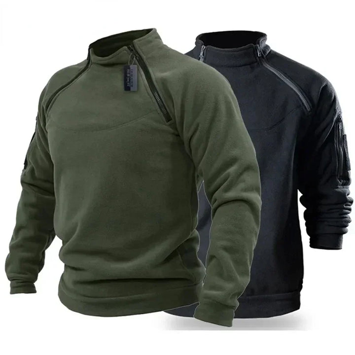 Men Tactical Outdoor Polar Fleece Jacket Hunting Clothes Warm Zipper Pullover Man Windproof Coat Thermal Hiking Hunting Sweater