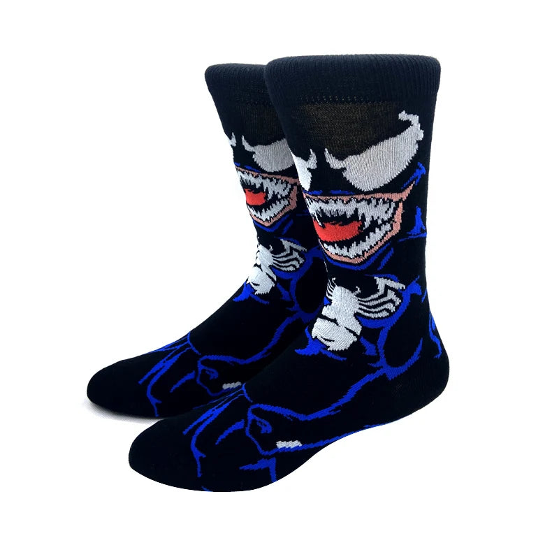 2024 New Anime Fashion Men's Socks Long Sock Knee-High Couples cosplay Sock Personality Hip Hop Harajuku Funny Sock for Women