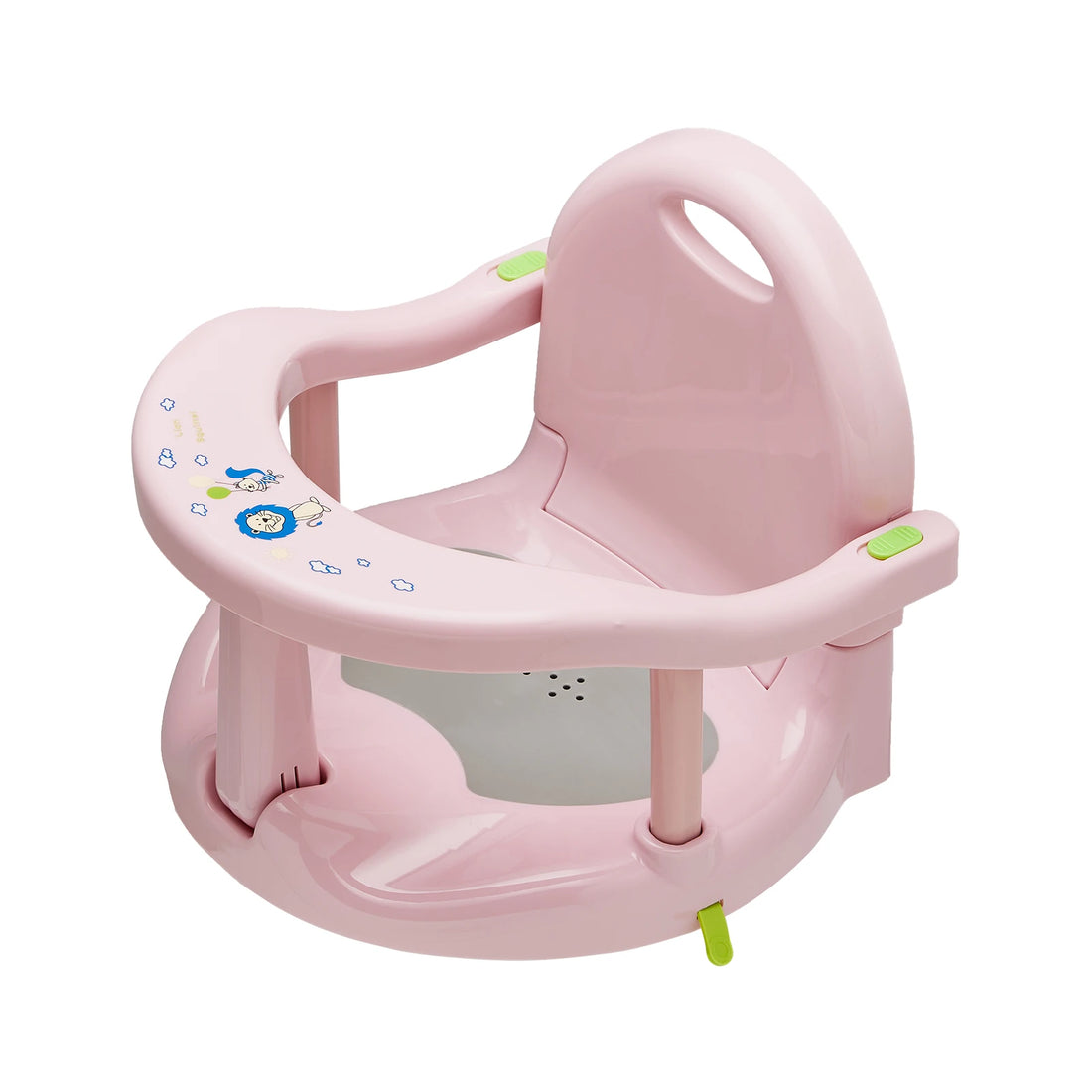 Baby Foldable Bath Seat for Tub Sit Up, Infant Toddler Bathtub Seat, Safety Baby Shower Chair Bath Tub Seater with Suction Cups