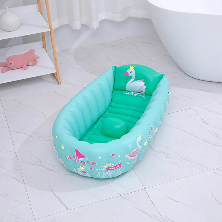 HappyFlute Baby Swimming BathTub Kids Portable Outdoor Inflatable Pool Children Basin Bathtub Newborns Swimming Pool