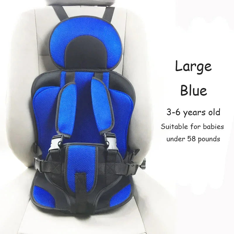 Child Safety Seat Mat for Kids 6 Months to 12 Years Old Breathable Chair Mats for Baby Car Seat Adjustable Stroller Seat Pad