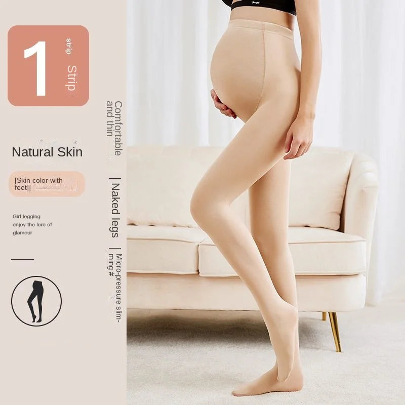 High Waist pregnancy Leggings Skinny Maternity clothes for pregnant women Belly Support Knitted Leggins Body Shaper Trousers