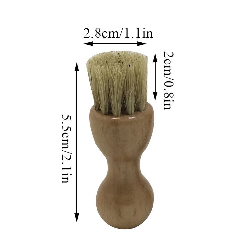 2 Sided Long Handle Suede Cleaning Brush Shoe Brush Sneakers Cleaner Shoes Stain Dust Boot Cleaner Stain Removal Rubber Brush