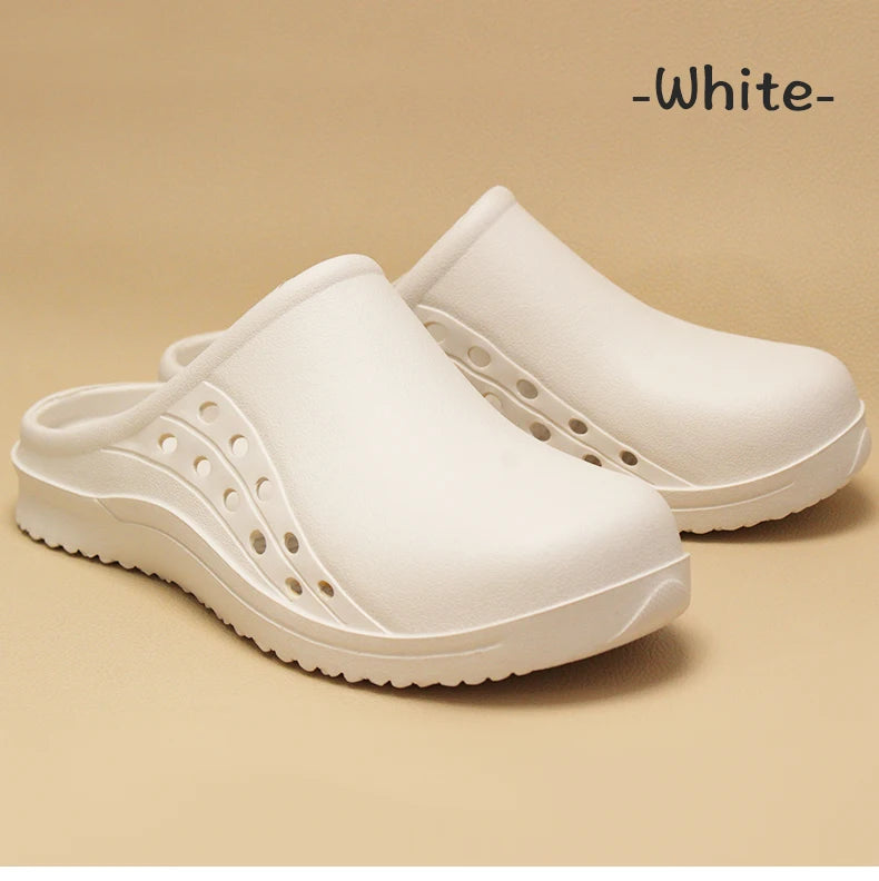 Slip Resistant Laboratory Doctor Clogs Women Men EVA Medical Shoes Ultra Light Surgical Shoes Breathable Garden Work Slippers