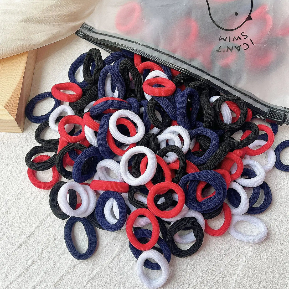 20/50pcs Kids Elastic Hair Bands Girls Sweets Scrunchie Rubber Band for Children Hair Ties Clips Headband Baby Hair Accessories