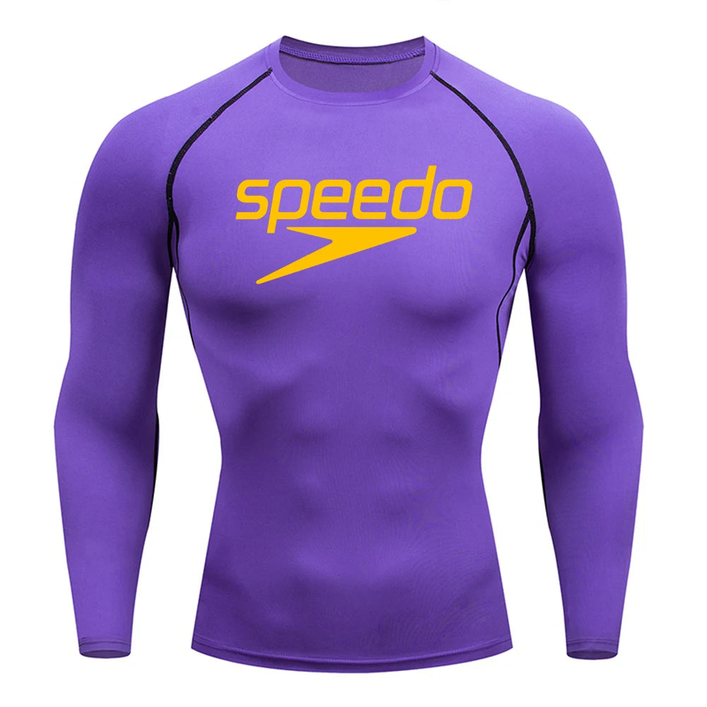 Men Rash Guard Surfing Diving Tee Swimwear Tight short Sleeve T Shirt Swim Floatsuit Top UV Swimming RashGuard Prevent Jellyfish