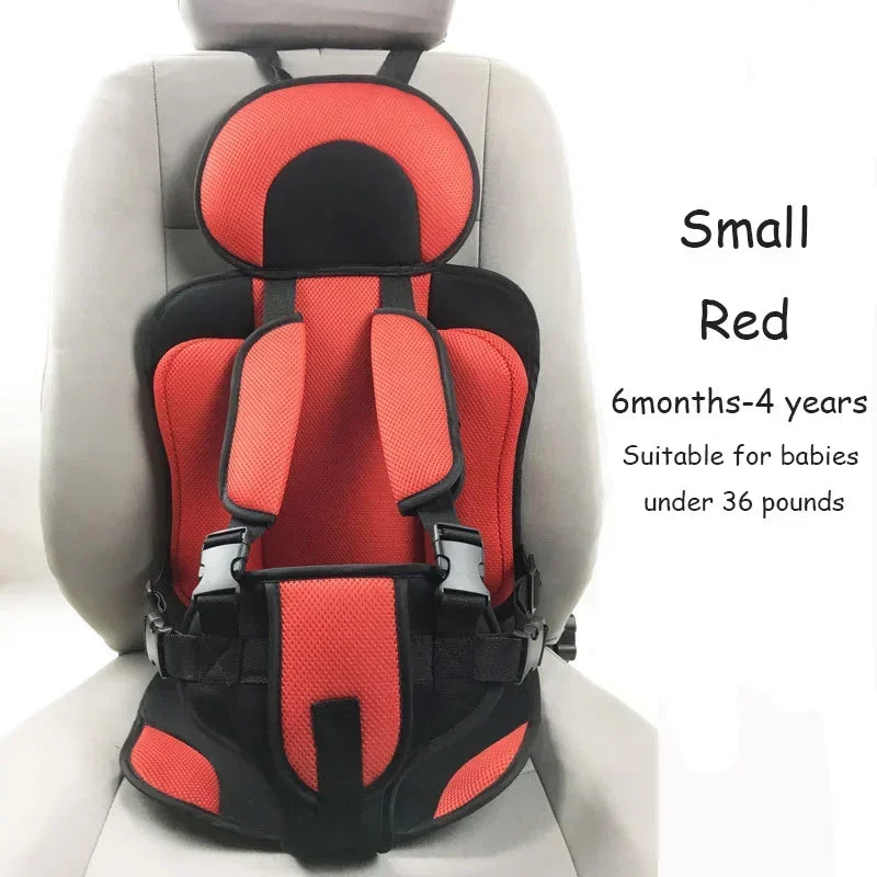 Child Safety Seat Mat for Kids 6 Months to 12 Years Old Breathable Chair Mats for Baby Car Seat Adjustable Stroller Seat Pad