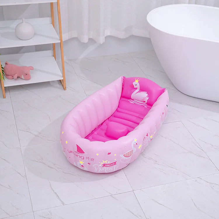 HappyFlute Baby Swimming BathTub Kids Portable Outdoor Inflatable Pool Children Basin Bathtub Newborns Swimming Pool