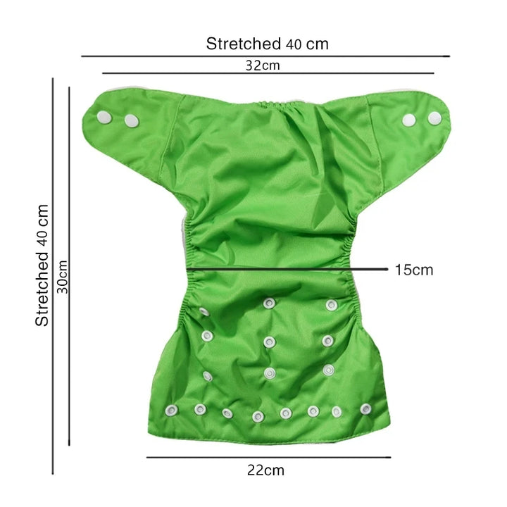 Baby Diapers Washable Reusable Nappies Grid Eco Friendly Cotton Baby Cloth Training Pant Cloth Diaper Adjustable Baby Fraldas