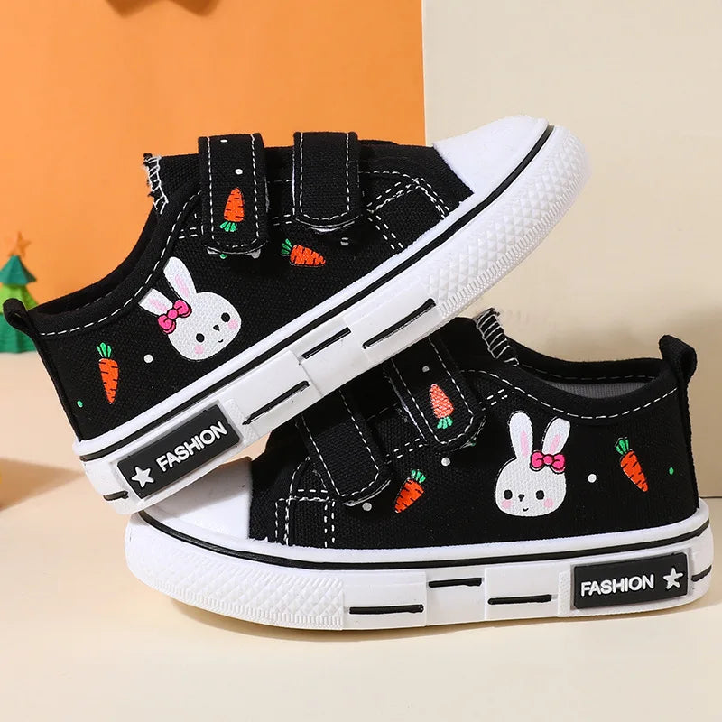 CKid Shoes Sneaker Shoe Boys Girls Baby Cartoon Canvas Sports Shoes Spring Autumn Children Board Shoes with Leisure New Fashion