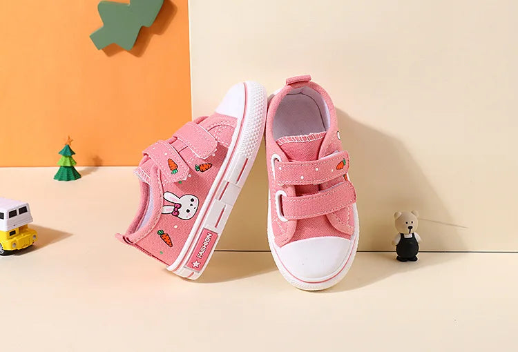 CKid Shoes Sneaker Shoe Boys Girls Baby Cartoon Canvas Sports Shoes Spring Autumn Children Board Shoes with Leisure New Fashion