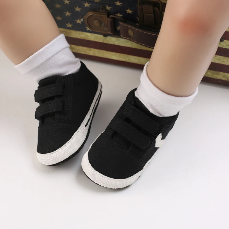 Baby Shoes Boys Canvas Casual Soft Sole Non-slip Newborn Children Walker Sneakers