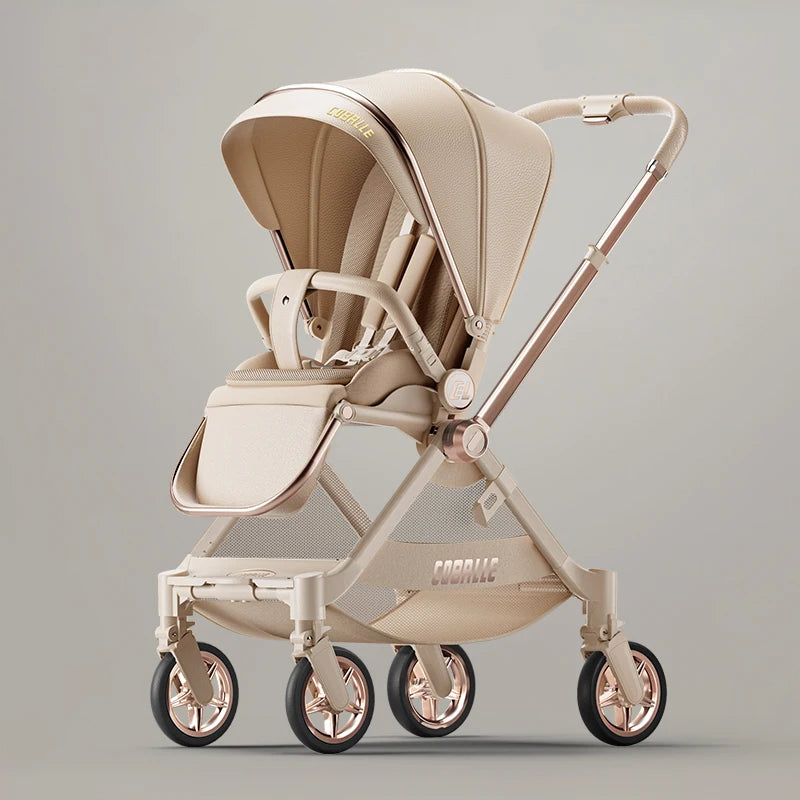 2025 Premium Ergonomic Stroller with Smart Reversible Seat – Luxury Design and Comfort